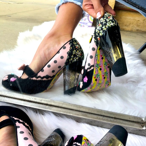 IRREG CHOICE I’m Bossy Polka Dot Bunny Mary Janes - Picture 10 of 11